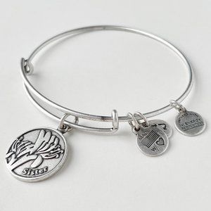 Alex + Ani Sister Lily Charm Bracelet